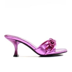 JEFFREY CAMPBELL MR BIG FUSHIA CHAIN