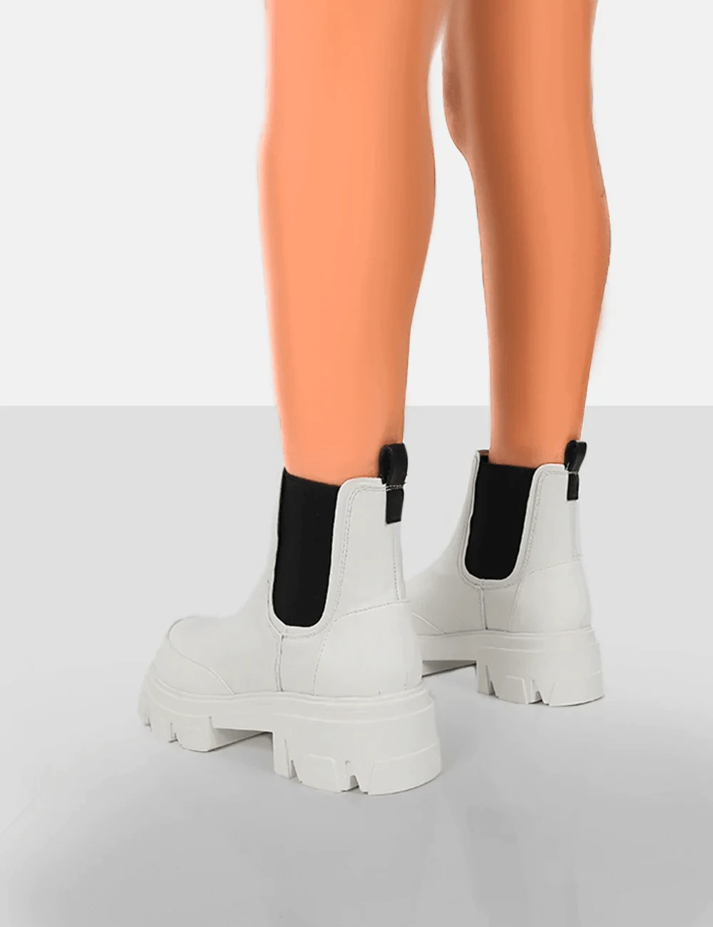 PUBLIC DESIRE - BYMIDNIGHT WHITE BOOTS 3 PUBLIC DESIRE - BYMIDNIGHT WHITE BOOTS - Image 3