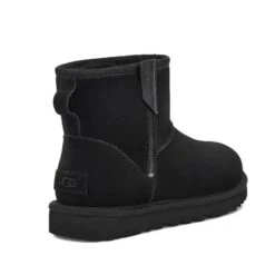 UGG MINI BAILEY ZIP BLACK BOOTS -Jeffrey Campbell || Public Desire || Ash Store BAILEYZIPBLACK3