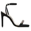 UZA BLACK SHAMMY HEELS