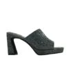 JEFFREY CAMPBELL - CAVIAR DARK GREY HEELS