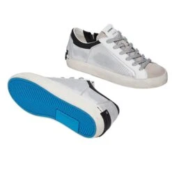 CRIME LONDON HERITAGE SILVER SNEAKERS -Jeffrey Campbell || Public Desire || Ash Store CRIMESILVER3 891b7734 9ae7 4294 86df 7f63fb1d9aad