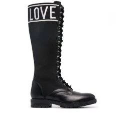 LOVE MOSCHINO KNEE LENGTH BOOTS