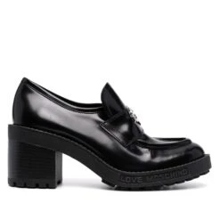 LOVE MOSCHINO CHUNKY SOLE LOAFERS