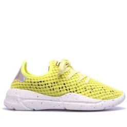 KENDALL + KYLIE NORAD NEON LIME SNEAKERS
