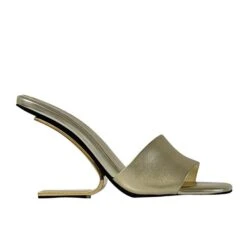 JEFFREY CAMPBELL - PROTRACT-2 GOLD HEELS