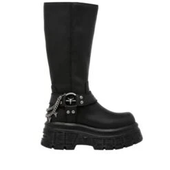 WINDSOR SMITH SCANDALOUS BLACK BOOTS