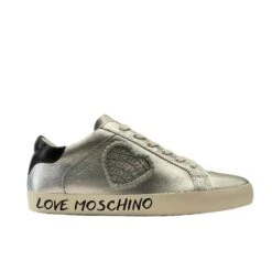 LOVE MOSCHINO SILVER SNEAKERS