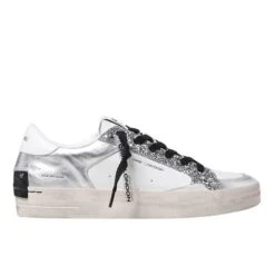 CRIME LONDON SKATE SILVER DELUXE SNEAKERS