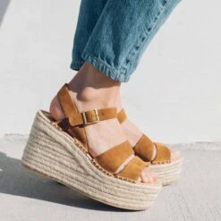 SOLUDOS COMO PLATFORM WEDGE WALNUT