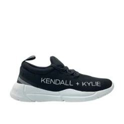 KENDALL + KYLIE EQUATOR BLACK SNEAKERS