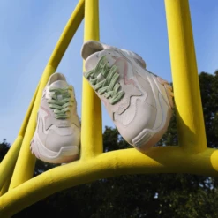 ASH ADDICT PASTEL SNEAKERS -Jeffrey Campbell || Public Desire || Ash Store ash addict sneakers pearl grey leather and pink suede p4131 138517 image