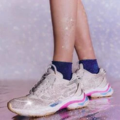 ASH RACE STRASS SILVER SNEAKERS -Jeffrey Campbell || Public Desire || Ash Store ash race strass silver gemstone trainers p4259 137719 image