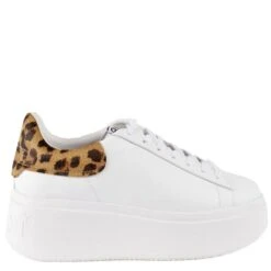 ASH MOBY LEOPARD PRINT SNEAKERS