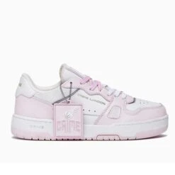 CRIME LONDON OFF COURT PINK SNEAKERS
