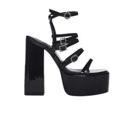 PUBLIC DESIRE - FLAWLESS BLACK HEELS