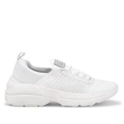 KENDALL + KYLIE GLEASON WHITE SNEAKERS