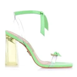 UZA GREEN TRANSPLEX HEELS