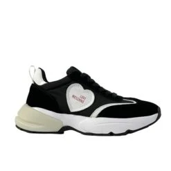 LOVE MOSCHINO HIGH BLACK SNEAKERS