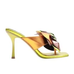 JEFFREY CAMPBELL FLOWERS YELLOW HEEL