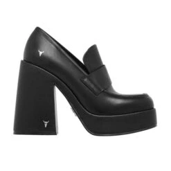 WINDSOR SMITH KINDA BLACK BOOT HEEL