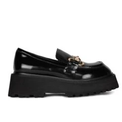 JEFFREY CAMPBELL - SKOOLED BLACK SANDALS