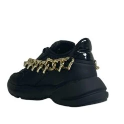 LOVE MOSCHINO BLACK W/CHAIN SNEAKERS -Jeffrey Campbell || Public Desire || Ash Store lmblacksneakers3