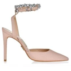 UZA NUDE SLINGBACK HEELS