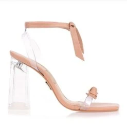 UZA NUDE TRANSPLEX HEELS