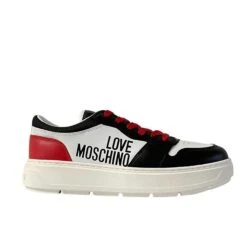 LOVE MOSCHINO RED BLACK SNEAKERS