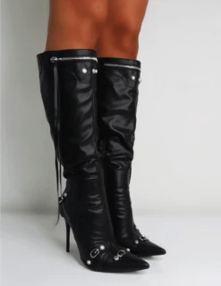 PUBLIC DESIRE - CARDI - BLACK PU