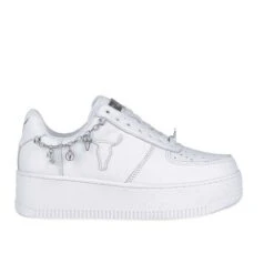 WINDSOR SMITH ROSES WHITE SNEAKERS