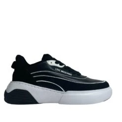 LOVE MOSCHINO BLACK/WHITE SNEAKERS