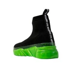 LOVE MOSCHINO GREEN SOLE SOCK SNEAKERS -Jeffrey Campbell || Public Desire || Ash Store solegreen12