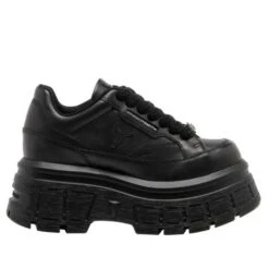 WINDSOR SMITH SWERVE BLACK SNEAKERS