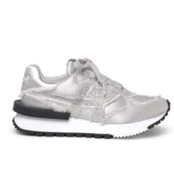 ASH TOXIC SATIN SILVER SNEAKERS