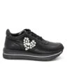 LOVE MOSCHINO BLACK TRAINERS