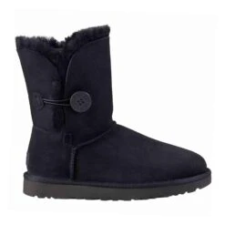 UGG BAILEY BUTTON BLACK