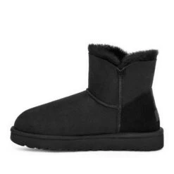 UGG MINI BAILEY BUTTON II BLACK BOOTS -Jeffrey Campbell || Public Desire || Ash Store uggminibaileybutton2