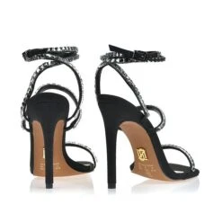 UZA BLACK SILK HEELS -Jeffrey Campbell || Public Desire || Ash Store uzablkstone3