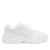 WINDSOR SMITH GHOSTED WHITE SNEAKERS